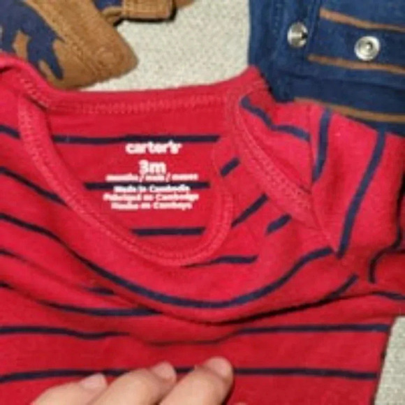 Carters long sleeve onesie bundle size 3 months - Picture 2 of 5